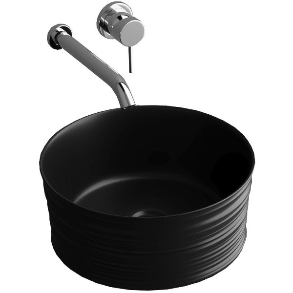 Раковина-чаша Grossman 40 GR-3025BM черная матовая фото