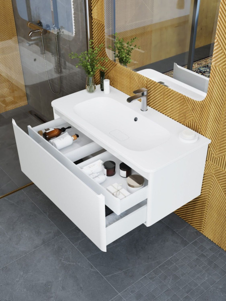 Тумба под раковину Art&Max Sanremo AM-Sanremo-1000-1C-SO-BL 100 см фото