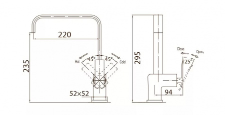 Смеситель для кухни BelBagno Ticino TIC-LAM-CRM фото