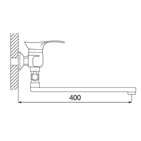 Смеситель для ванны с душем Oute T01K T0163K фото