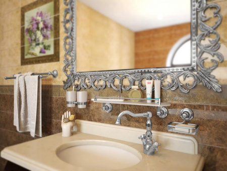 Два стакана для зубных щеток Elghansa Carrington CRG-420 фото