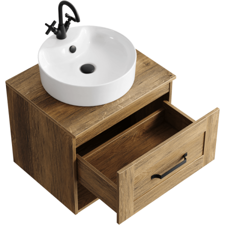 Тумба под раковину Aqwella Craft 60 CRF0106DB дуб балтийский фото