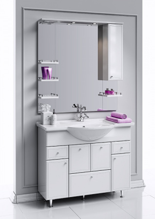 Зеркало-шкаф Aqwella Барселона 105 Ba.02.10 фото