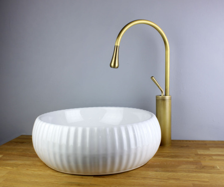 Смеситель для раковины Bronze de Luxe Scandi 9015BR бронза фото
