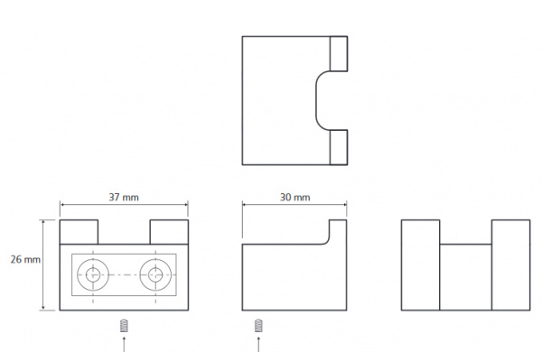 Крючок для ванной двойной Bemeta Via 135006232 фото