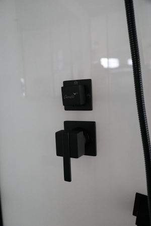 Душевая кабина Cerutti SPA Viva VIVA101B 100x100 черная фото