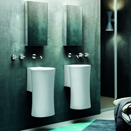 Раковина-моноблок подвесная Azzurra Nativo NAT200/0bi*0 фото