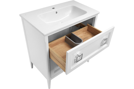 Тумба с раковиной ASB Woodline Рома 80 Н 10855 фото