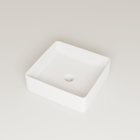 Накладная раковина Iddis Slide SLIWM01i27 36x36 белая матовая фото