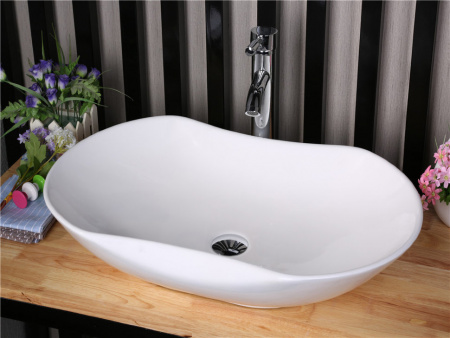 Накладная раковина CeramaLux N 9175 66,5х41 фото