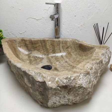 Накладная раковина из оникса Erozy Sunset EO-01310 (66*49*16) фото