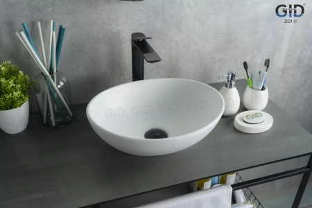 Накладная раковина GID N900 41х34 фото
