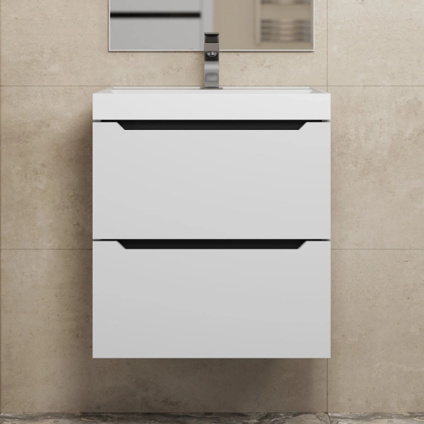 Тумба под раковину Uperwood Tanos 50 2930205149 белый/графит фото