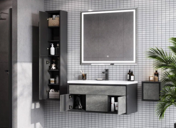 Зеркало с подсветкой и подогревом Акватон Уэльс 100 1A208002WA010 90x100 фото