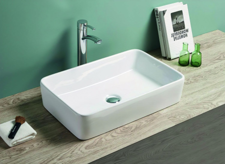 Накладная раковина Art&Max AM-7655-X 58x37 белая фото