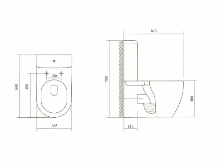 Унитаз компакт Aquatek Бетта AQ1363B-00 с бачком и сиденьем Микролифт фото