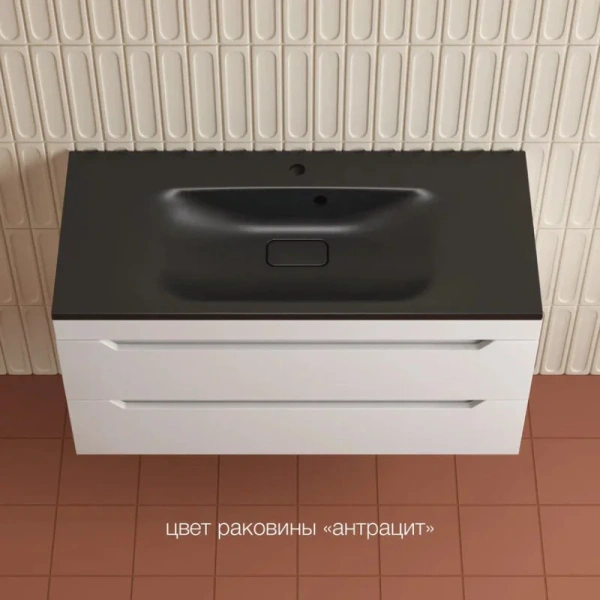 Раковина Style Line Фортуна 100 ЛС-00002423 антрацит фото