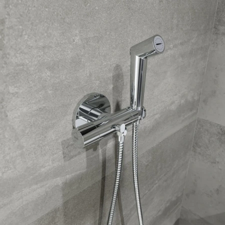 Встраиваемый смеситель с гигиеническим душем Iddis Axes AXESBR0i08 фото