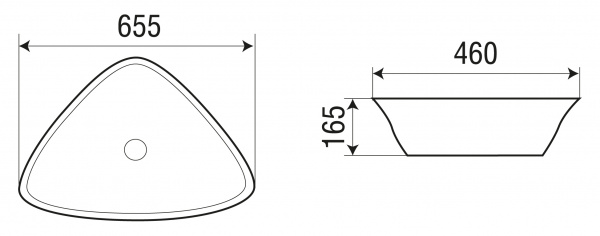 Накладная раковина WeltWassaer Elbach ELBACH 1043 фото