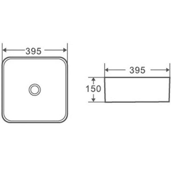 Раковина-чаша Grossman 40 GR-3026 Белая фото