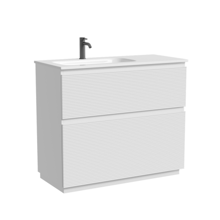 Тумба под раковину Sancos Folk Floor FL100FLW белая фото