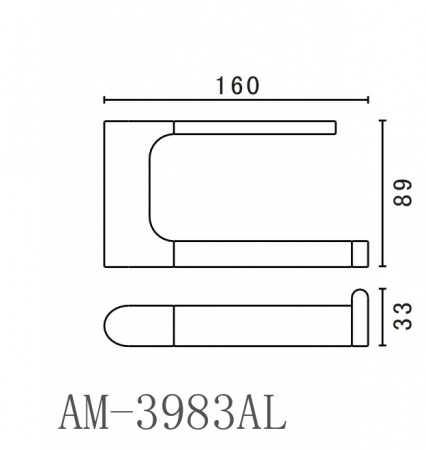 Держатель для туалетной бумаги Art&Max Platino AM-E-3983AL хром фото
