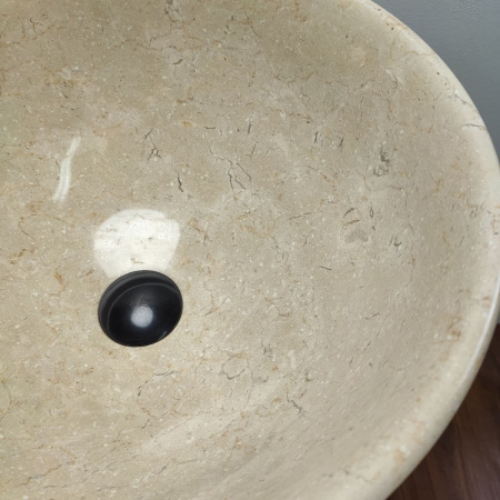 Раковина напольная из мрамора Pedestal Cream/Cream MN-0402 фото