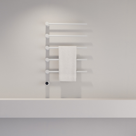 Электрический полотенцесушитель Abber Charme AH4005MW белый матовый фото