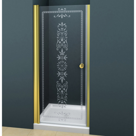 Душевая дверь Cezares Royal Palace ROYAL PALACE-B-1-80-CP-G 80 см фото