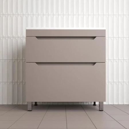 Тумба напольная Style Line Остин 80 ЛС-00002398 тауп темный фото