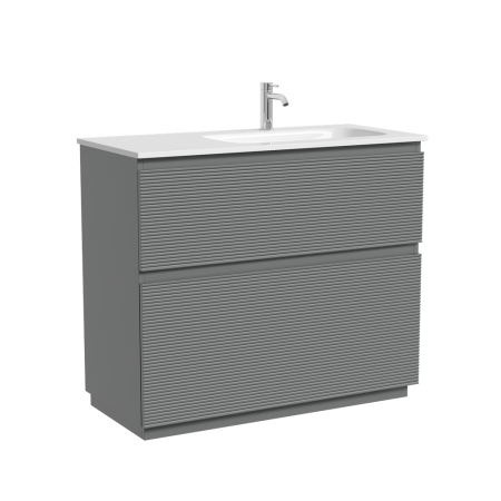 Тумба под раковину Sancos Folk Floor FL100FRES Ergraut soft фото