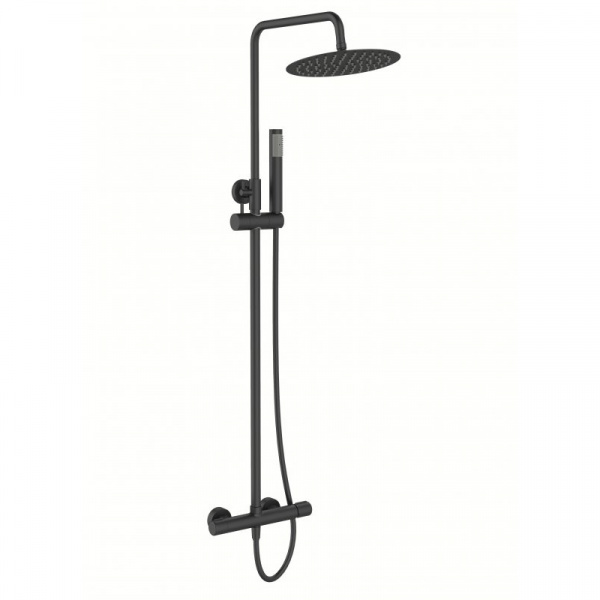 Душевая система (стойка) Belbagno Uno UNO-DOCM-NERO фото