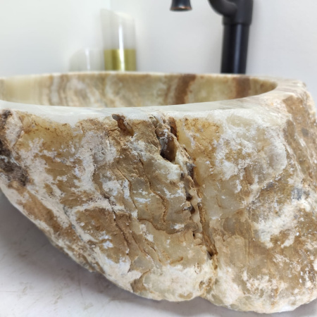 Накладная раковина из оникса Erozy Green EO-00764 (51*38*15) фото