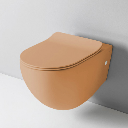 Унитаз подвесной Artceram File 2.0 FLV004 13 00 arancio cammeo фото