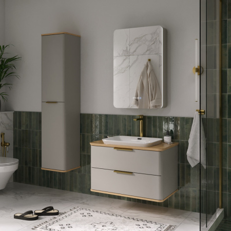 Тумба под накладную раковину EQUIL Desert 80 tpDSRT80.2Y-25 амарок фото