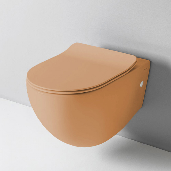 Унитаз подвесной Artceram File 2.0 FLV004 13 00 arancio cammeo фото
