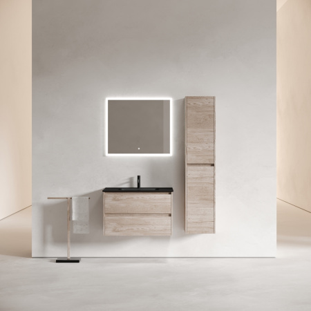 Тумба под раковину Sancos Libra LB80EG дуб галифакс натуральный фото