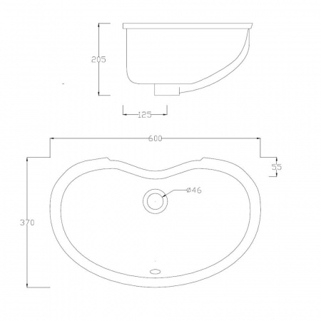 Раковина Artceram Idea IDL001 01 00 bi*0 фото