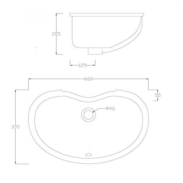 Раковина Artceram Idea IDL001 01 00 bi*0 фото