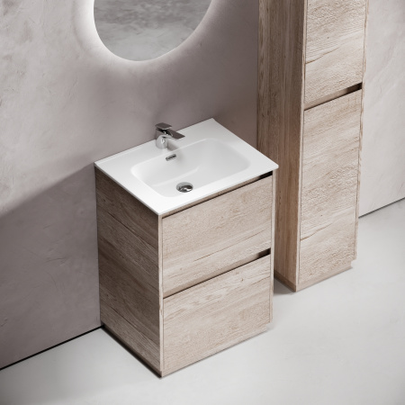 Тумба под раковину Sancos Libra Floor LB60FEG дуб галифакс натуральный фото