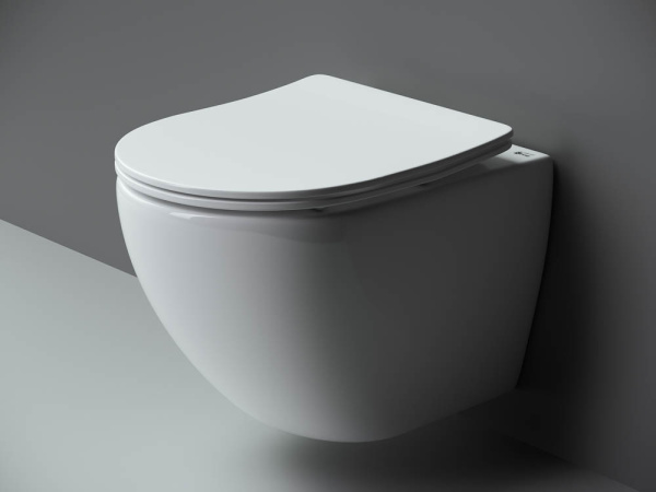 Унитаз подвесной безободковый Ceramica Nova Metropol CN4002 с сиденьем Soft Close фото