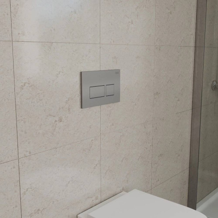 Клавиша смыва D&K Berlin DB1439002 хром матовый фото