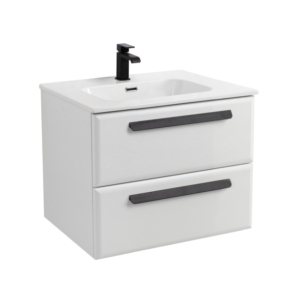 Тумба под раковину Cezares Eco 70 ECO-CER-N-700-2C-SO-BL 70 см, Bianco Lucido фото