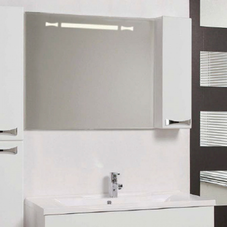 Зеркало-шкаф Акватон Диор 100 1A167902DR01R белый фото