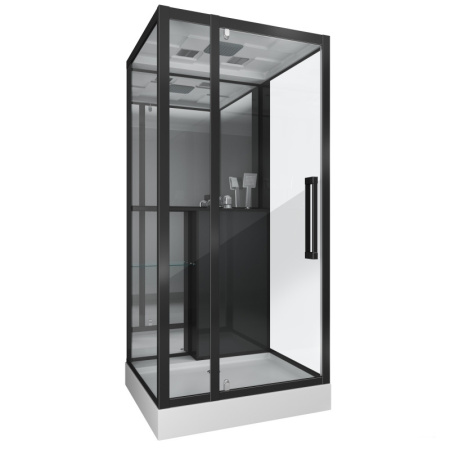 Душевая кабина Grossman GR266 90x100 черная фото