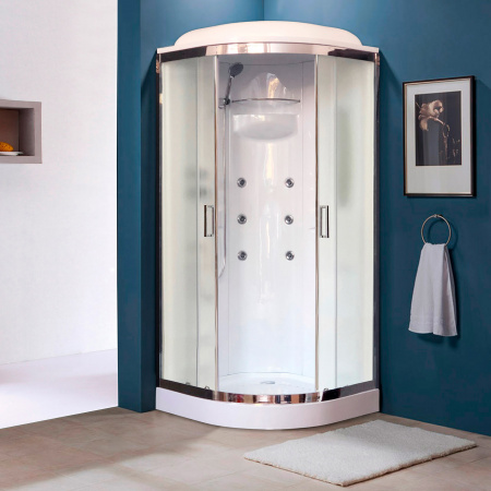 Душевая кабина Royal Bath НК RB90HK2-M-CH 90x90 фото