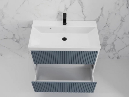 Тумба под раковину Style Line Стокгольм 80 ЛС-00002314 графит софт фото