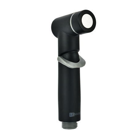 Гигиеническая лейка Lemark LM8140BL черная фото