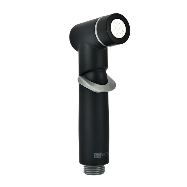 Гигиеническая лейка Lemark LM8140BL черная фото