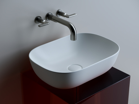 Накладная раковина Ceramica Nova Element CN6009MW 45x32 белая матовая фото